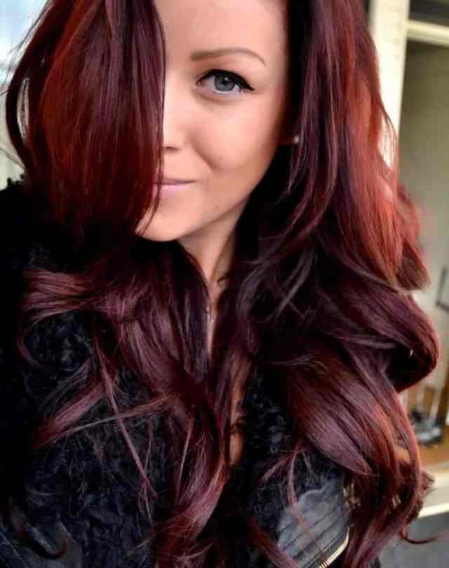cabelo marsala longo