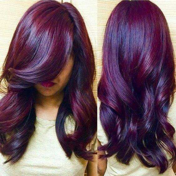 cabelo marsala borgonha