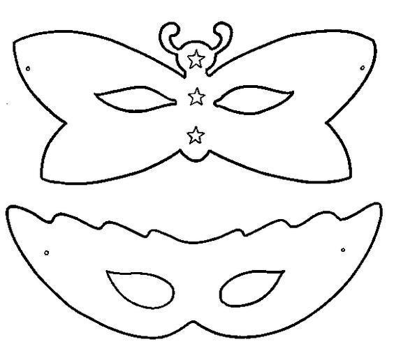 ideias de desenho de mascara de carnaval para iniciantes