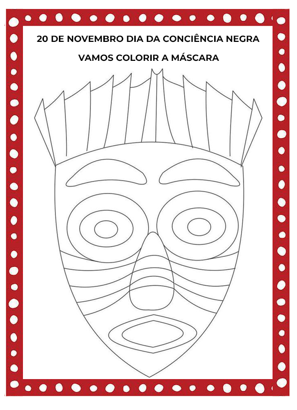 arte africana para colorir