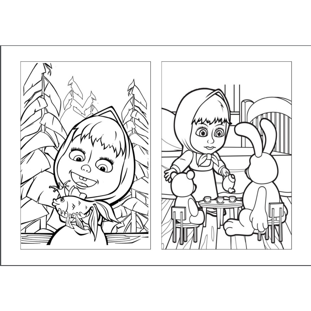 Masha e o Urso desenhos para crianças
