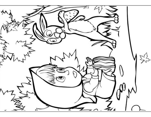 desenhos animados Masha para colorir