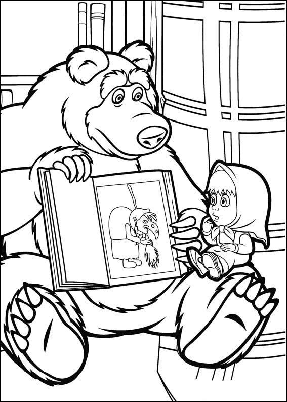 Masha e o Urso desenhos para crianças