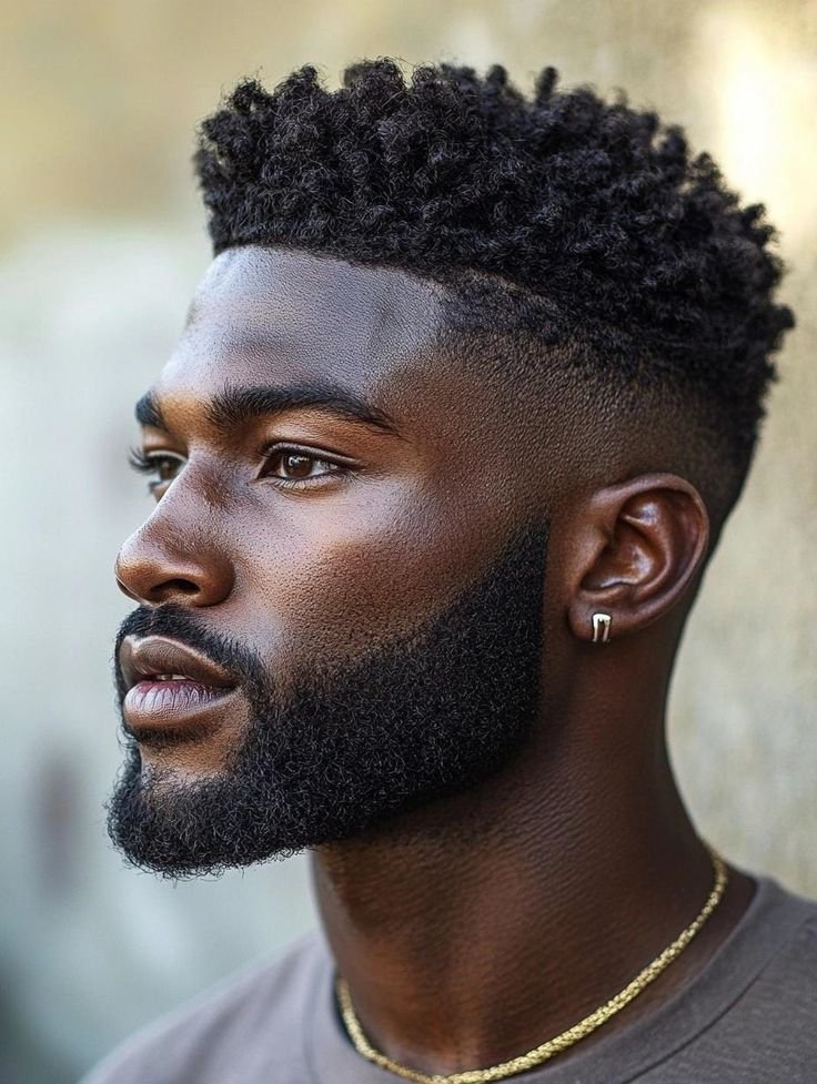 manutenção corte buzz cut crespo masculino