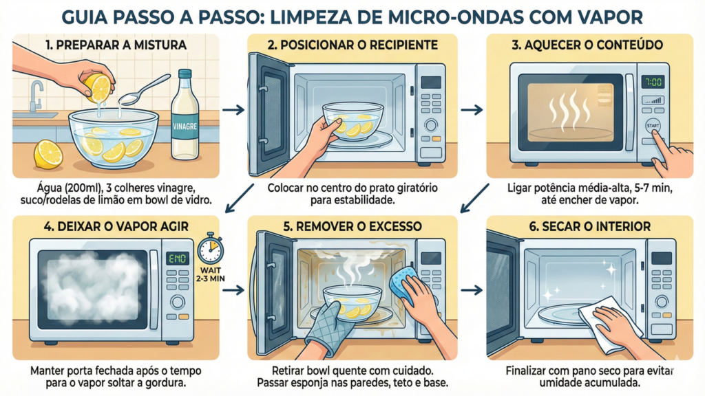 melhores truques para microondas impecavel