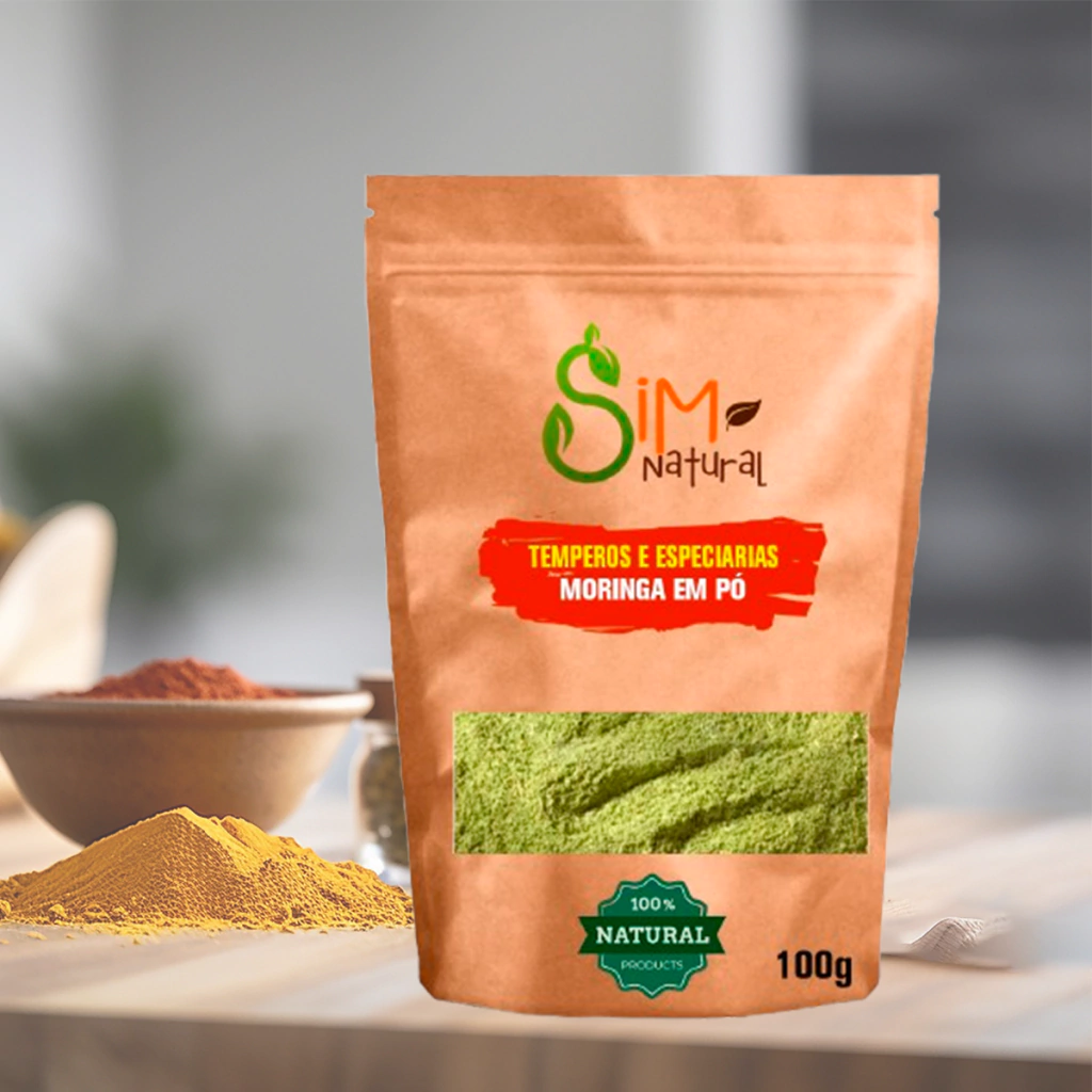 receita de pão com moringa em pó