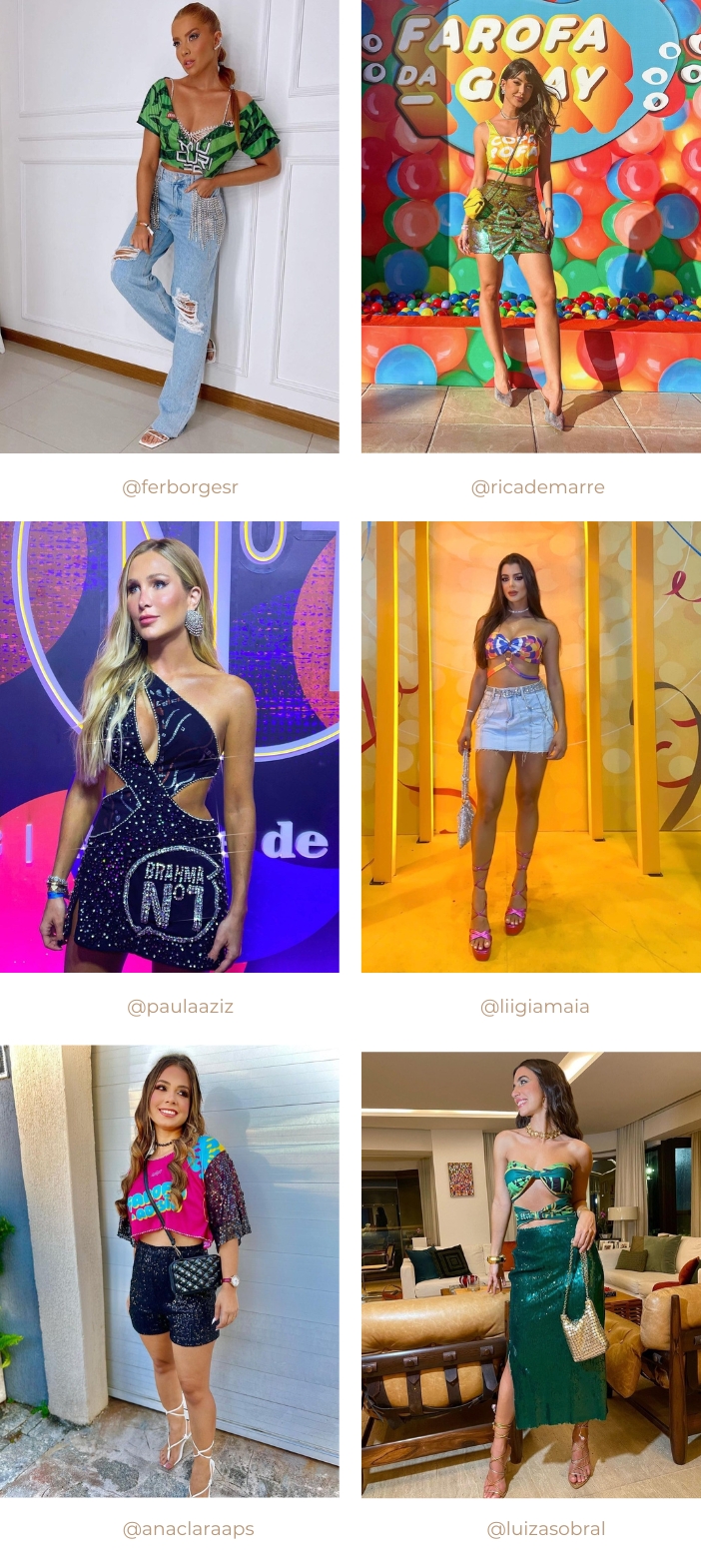 melhores ideias abada customizado carnaval 2026