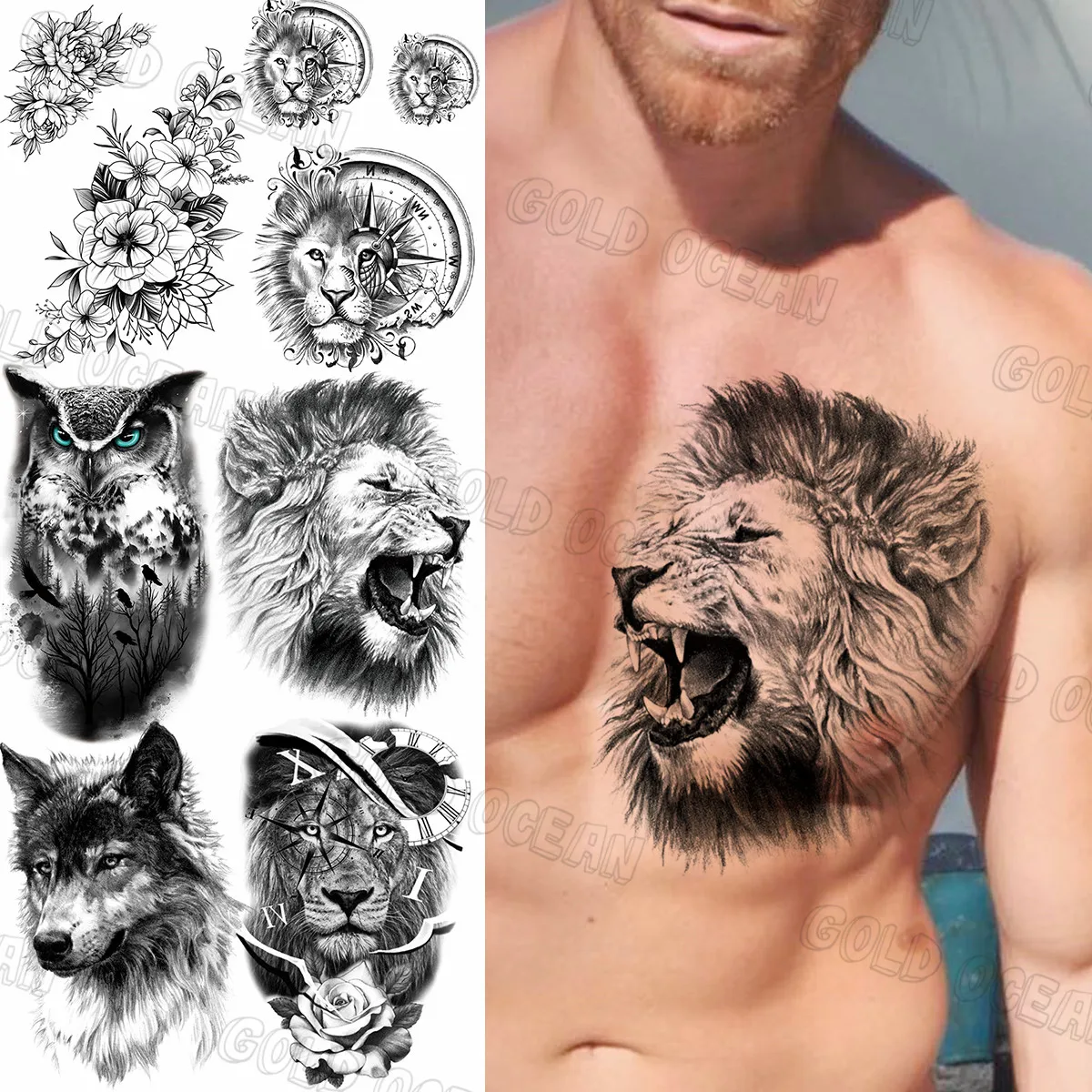 melhores designs de tatuagem de leao para se inspirar
