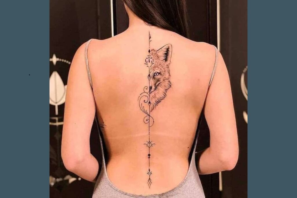 tatuagem costas feminina dor e cuidados