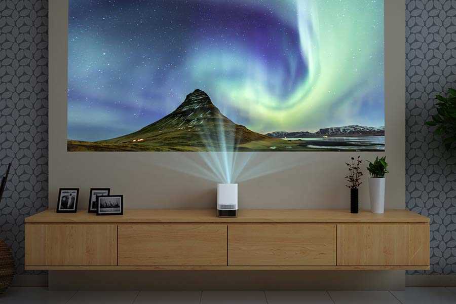 projetor com alta luminosidade para salas claras