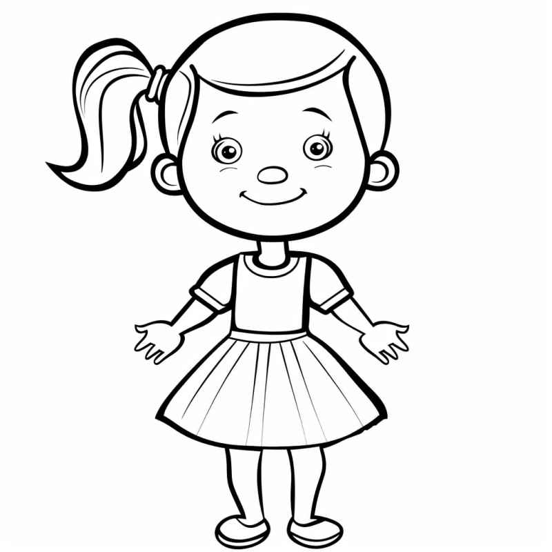 melhores desenhos de menina para colorir grátis