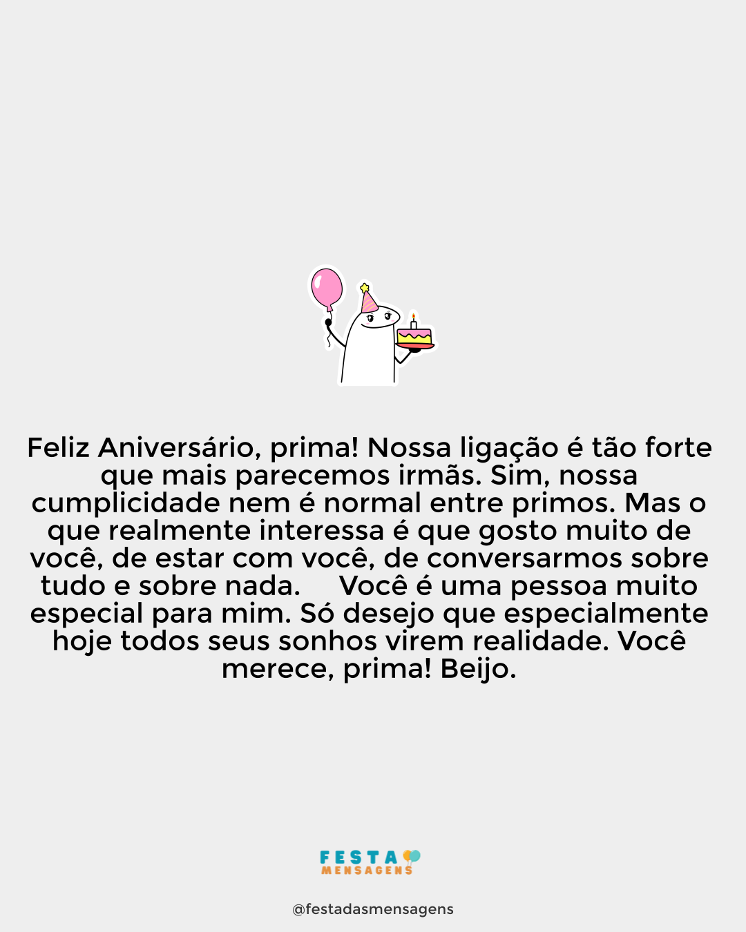 O Significado de Ter uma Prima e Como Celebrar seu Aniversário