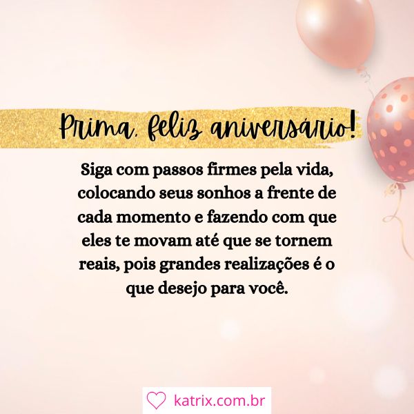 Como Criar uma Mensagem de Aniversário Inesquecível para sua Prima