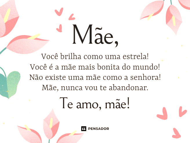 mensagens dia das maes curtas versus longas