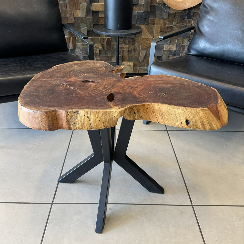 mesa de centro madeira rústica