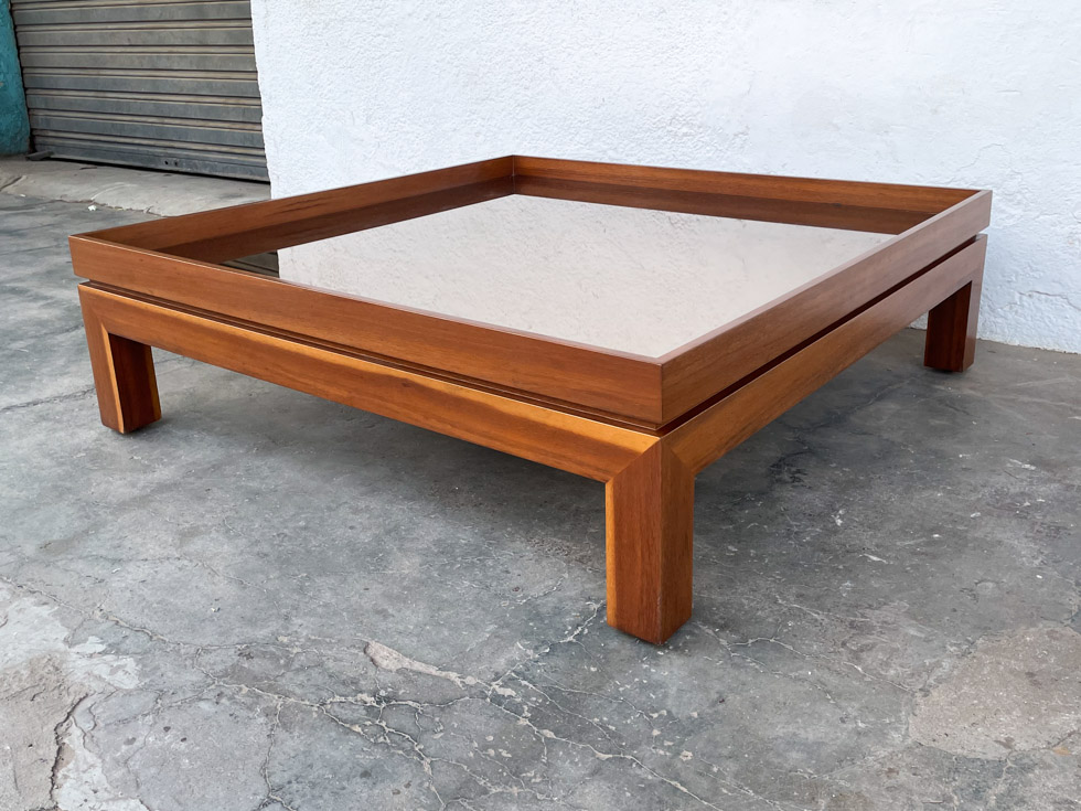 mesa de centro madeira stain