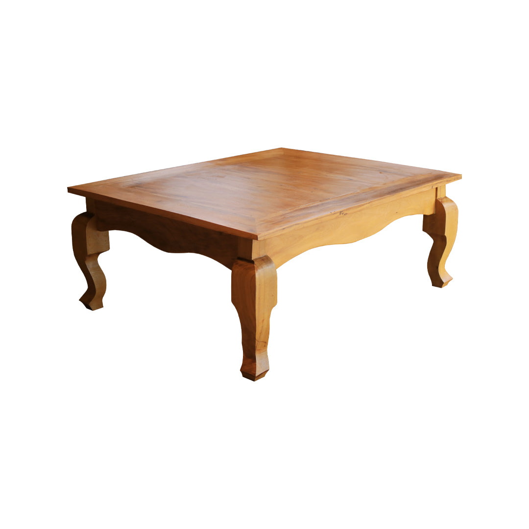 mesa de centro madeira maciça retangular