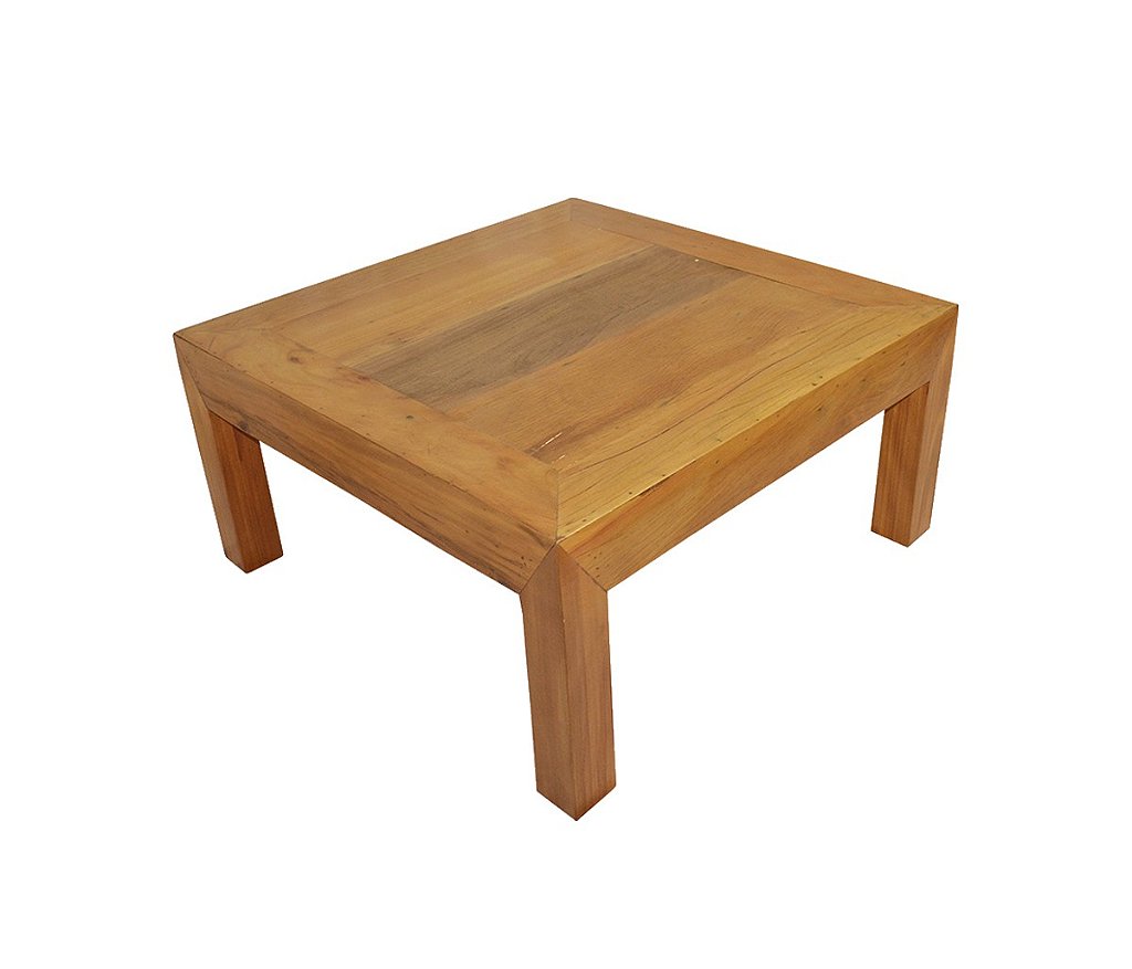 mesa de centro madeira de demolição