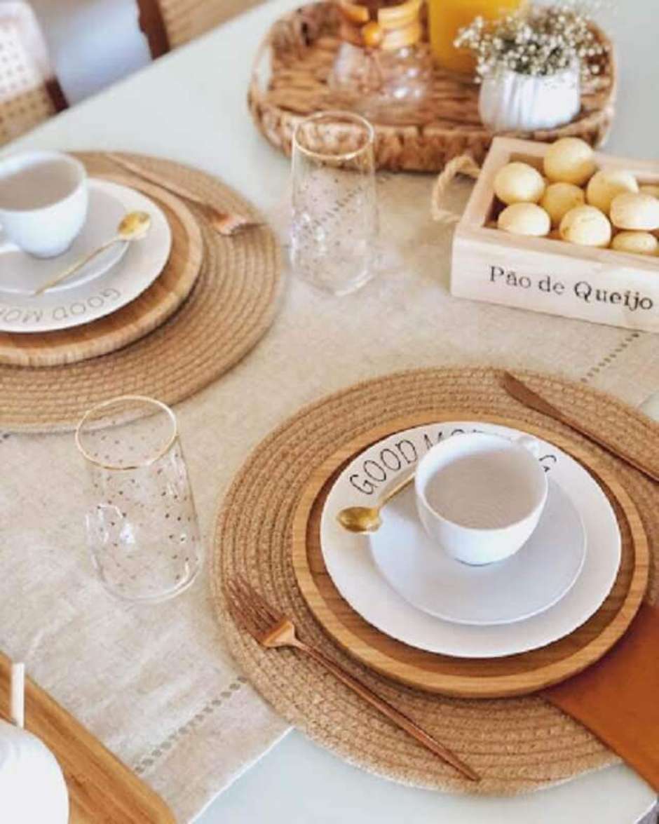 ideias mesa posta café da manhã para o dia a dia