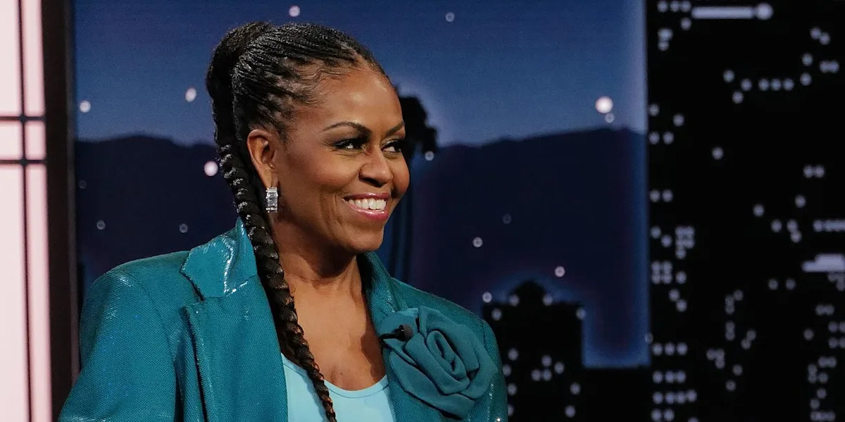 Michelle Obama Cabelo Natural