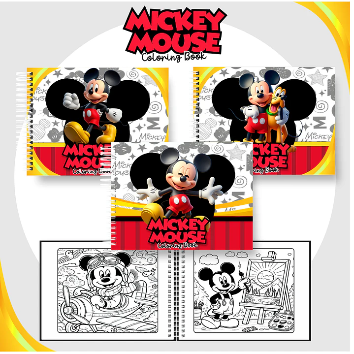 mickey mouse para pintar