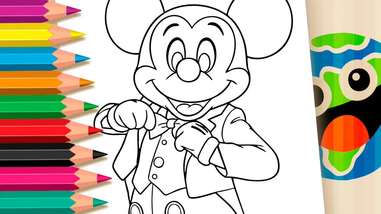 mickey mouse para baixar e colorir