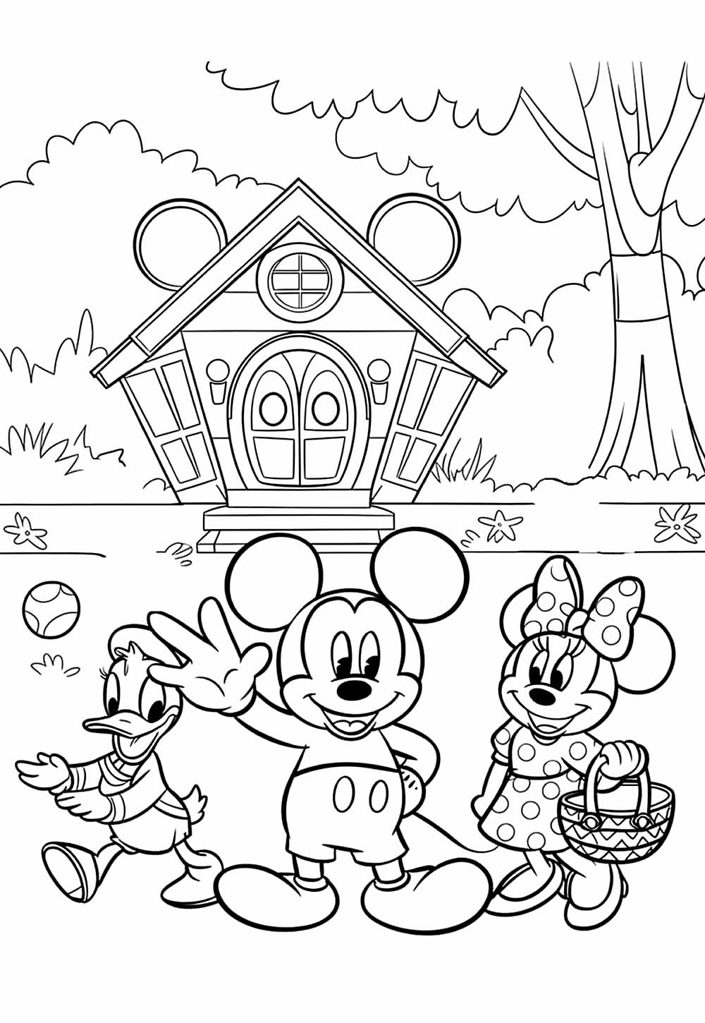 mickey para colorir grátis