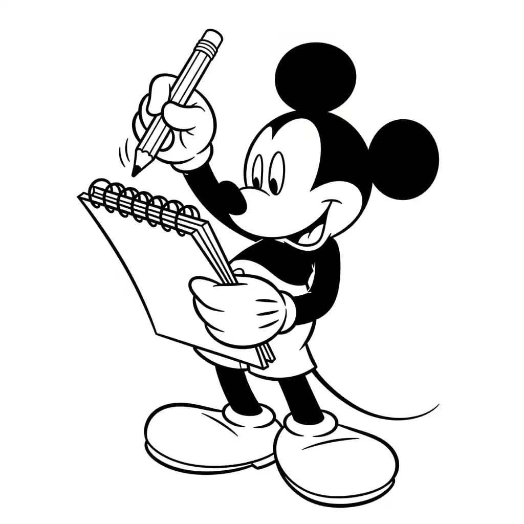livro de colorir mickey mouse