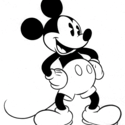 mickey mouse em pdf para colorir