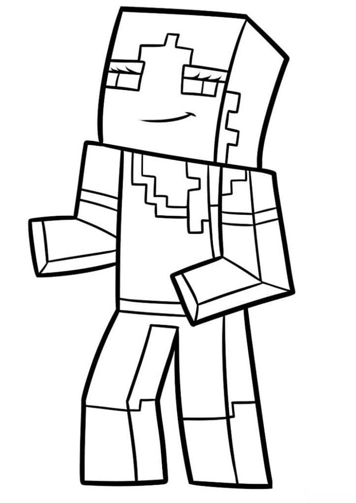minecraft para colorir youtube