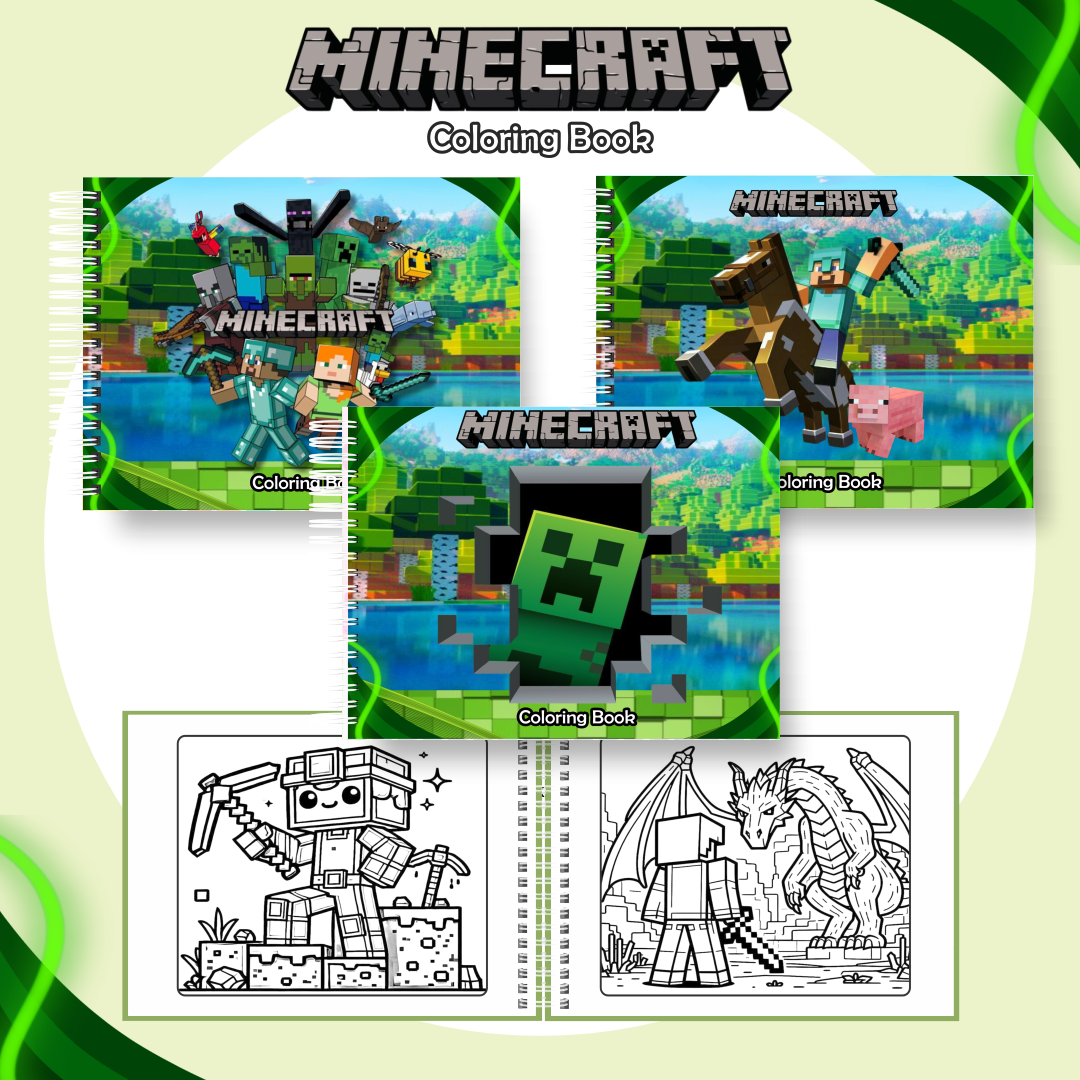 minecraft para colorir mobs