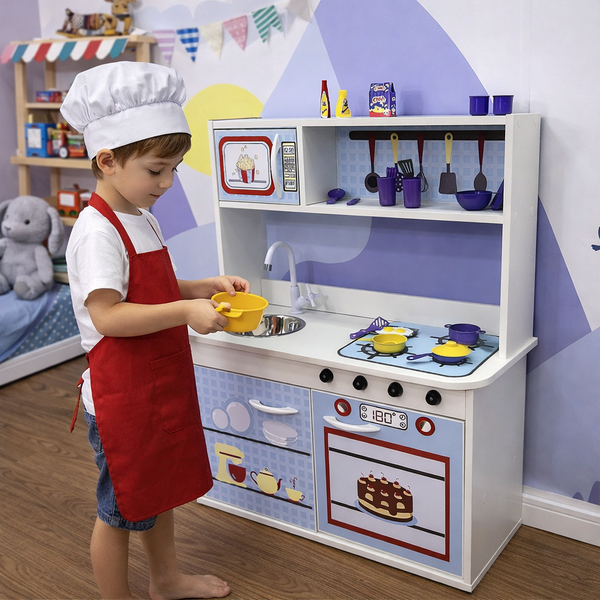Mini cozinha de madeira