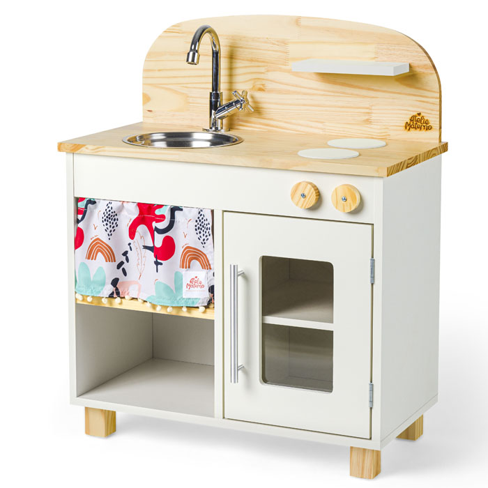 Mini cozinha de madeira