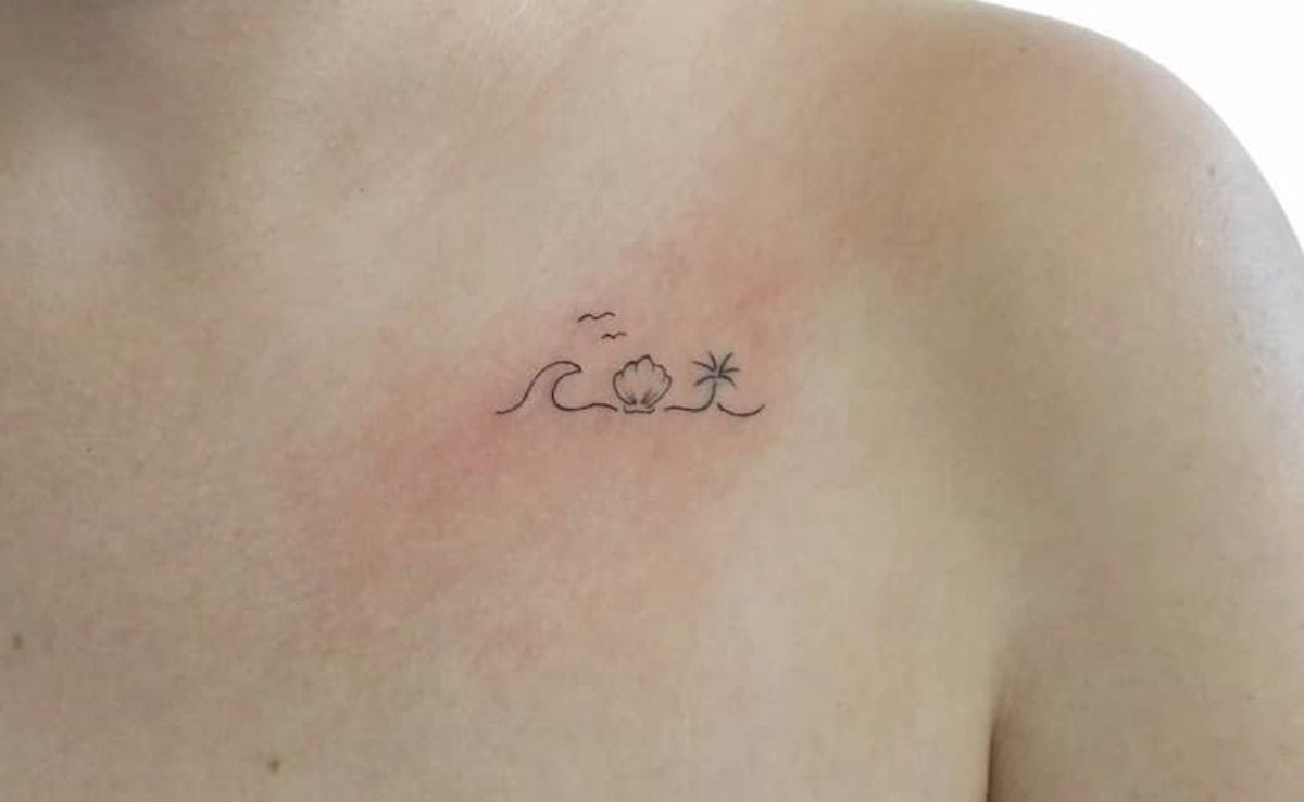 tatuagem minimalista vs tatuagem tradicional