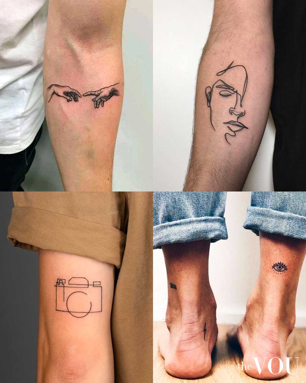 tatuagem minimalista vs tatuagem tradicional
