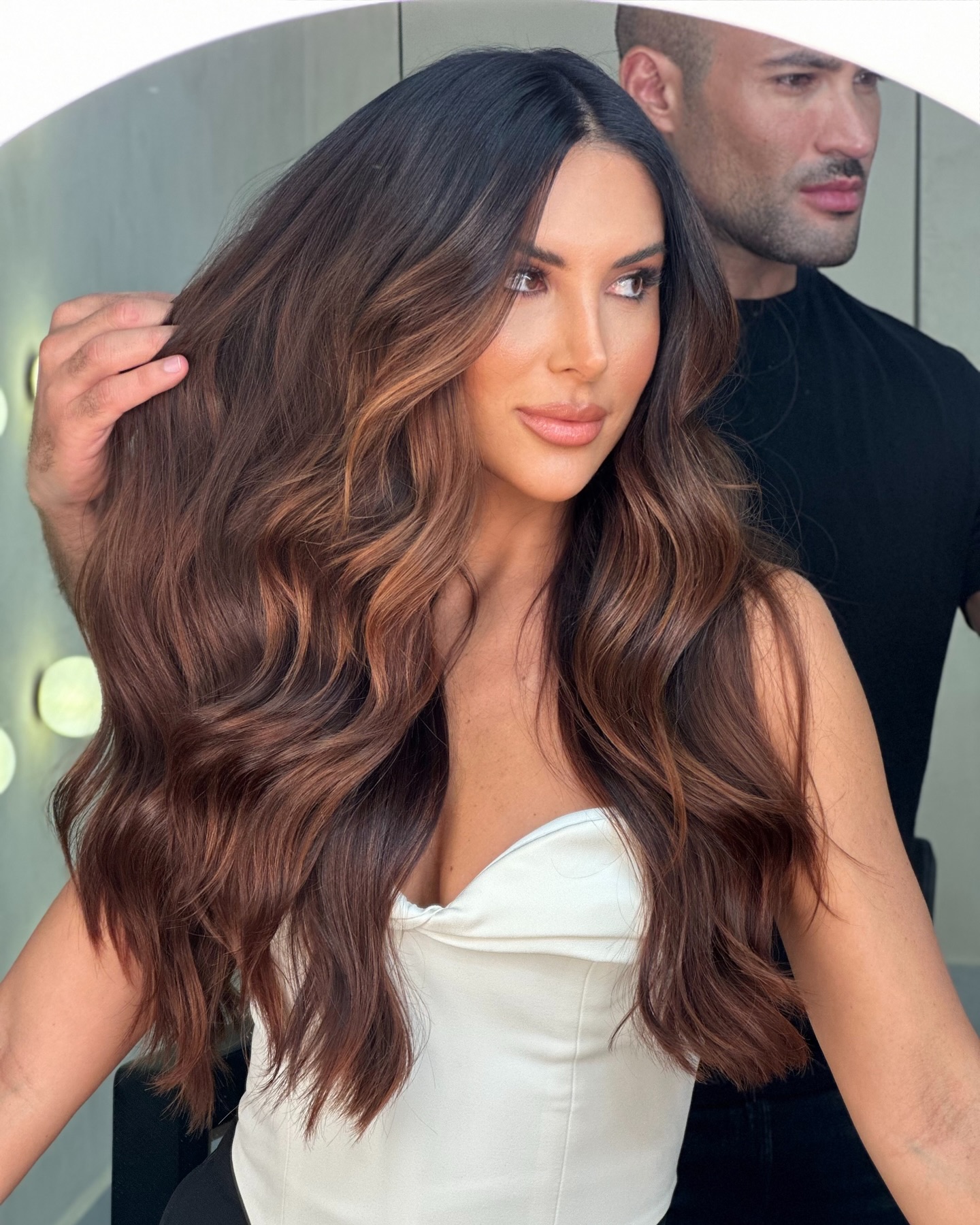 cabelo cor mocha mousse