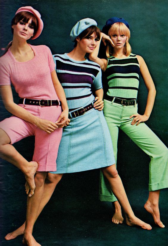 tendências moda 60s