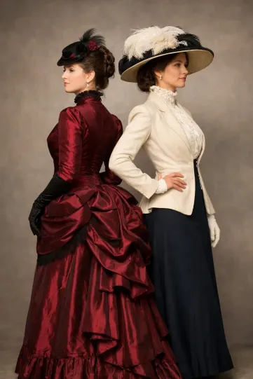 moda vitoriana vs moda eduardiana