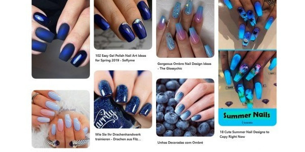 erros comuns ao fazer unhas em gel azul