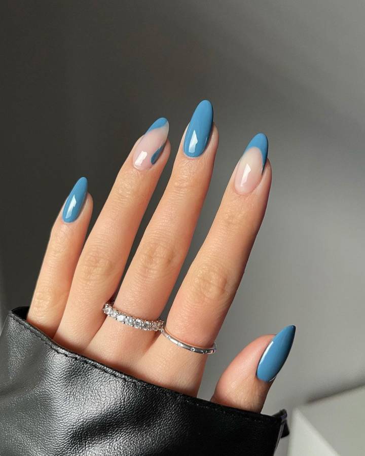quanto custa fazer unhas em gel azul