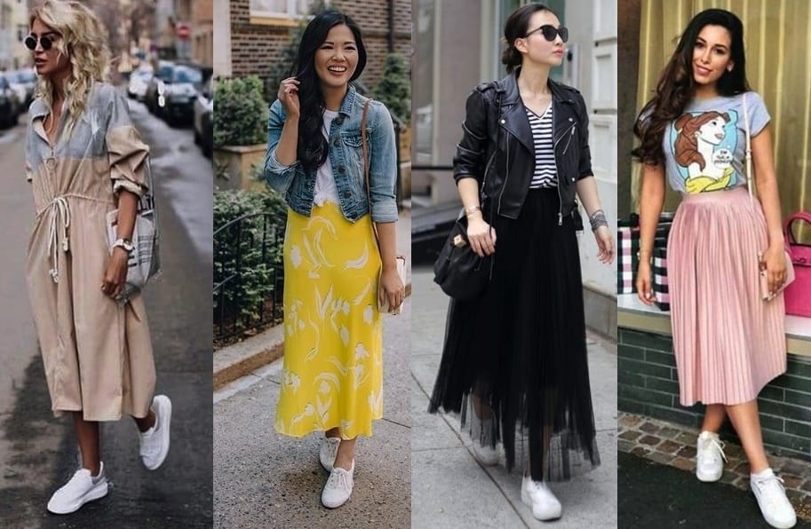 Modelos De Tênis Para Usar Com Vestido