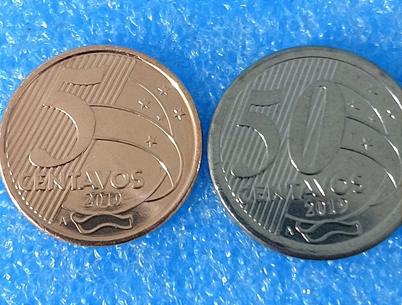 moeda 5 centavos letra A valor