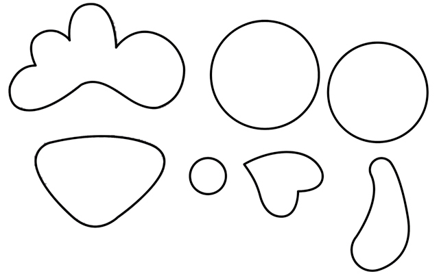 Como fazer apliques de EVA da Galinha Pintadinha
