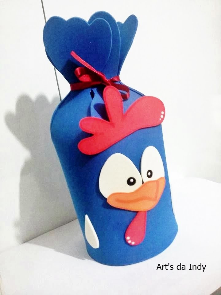 Ideias criativas para lembrancinhas em EVA da Galinha Pintadinha