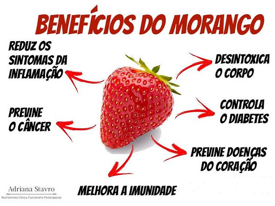 Morango Beneficios E Maleficios