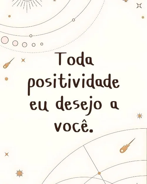 msg de positividade