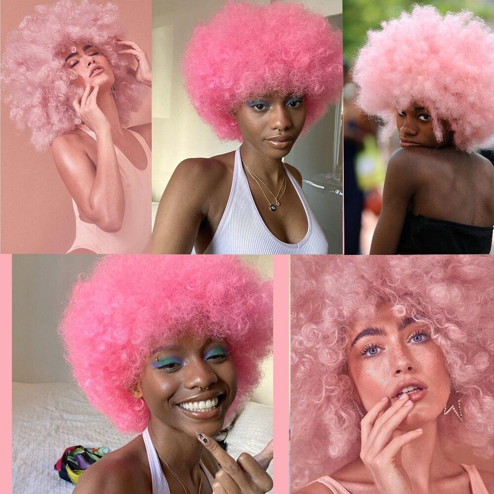 Negras Com Cabelo Rosa