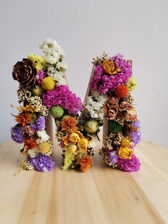 flores M para buquê
