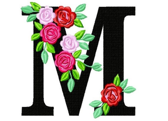 flores com M para jardim