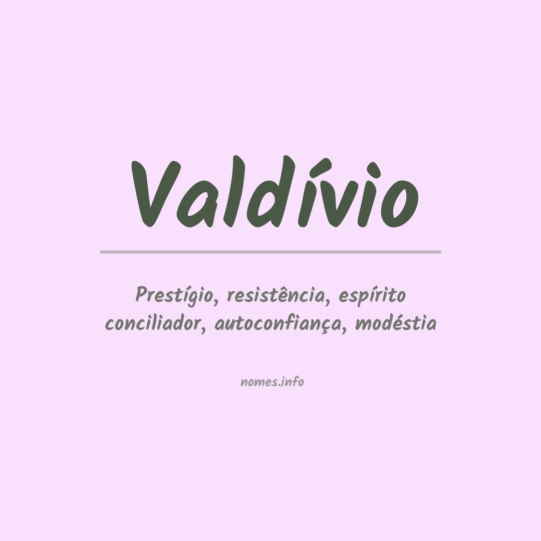 significado de nomes com v
